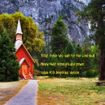 Those that wait on the Lord shall renew their strength & power.
